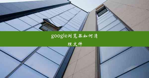 google浏览器如何清理文件