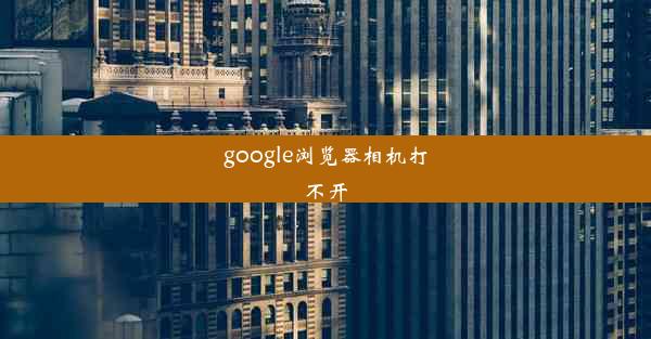 google浏览器相机打不开