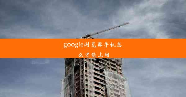 google浏览器手机怎么才能上网