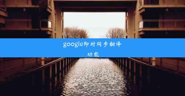 google即时同步翻译功能