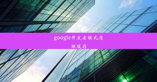 google开发者模式清理缓存