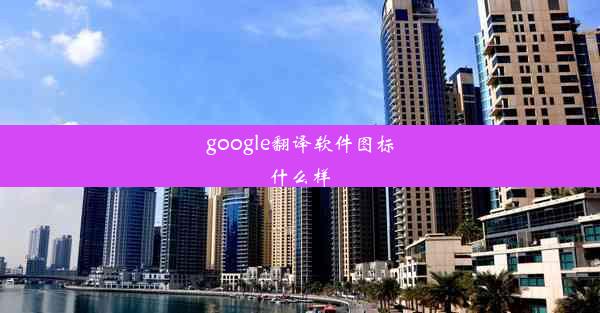 google翻译软件图标什么样