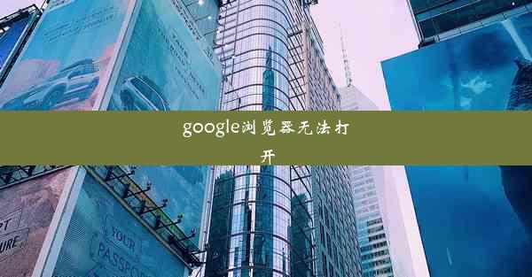 google浏览器无法打开