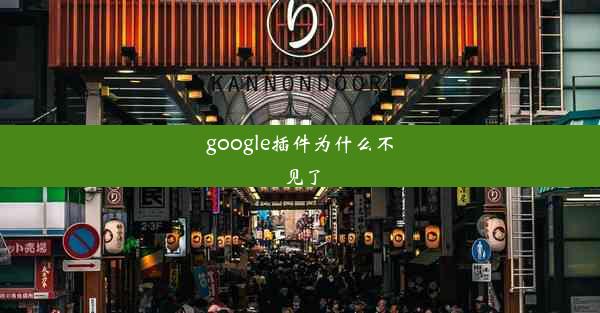 google插件为什么不见了