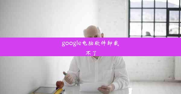 google电脑软件卸载不了