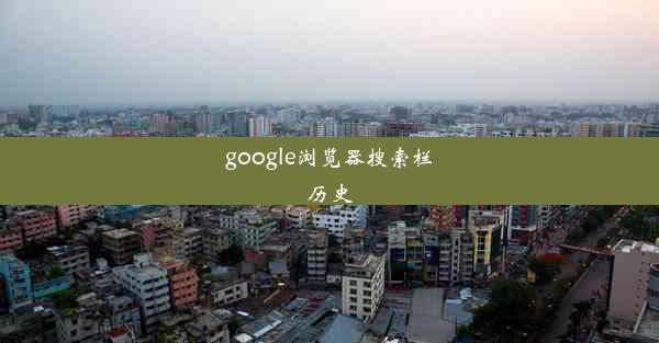 google浏览器搜索栏历史