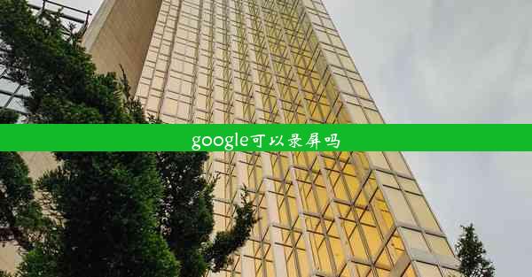 google可以录屏吗