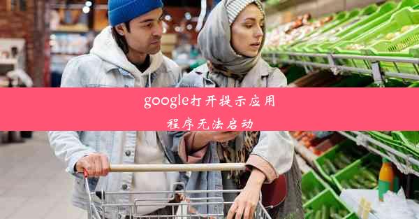 google打开提示应用程序无法启动