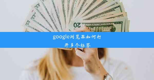 google浏览器如何打开多个标签