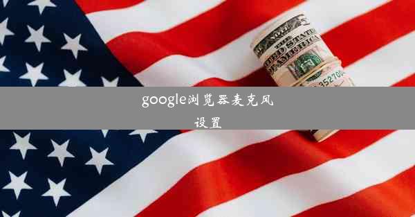 google浏览器麦克风设置