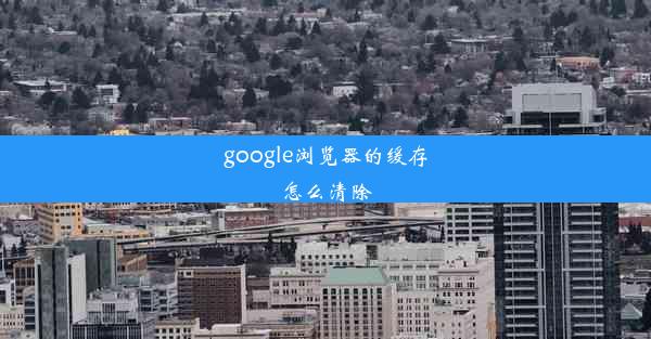 google浏览器的缓存怎么清除