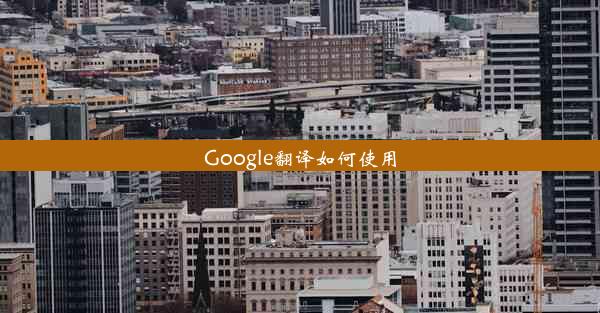 Google翻译如何使用