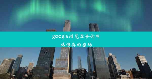 google浏览器查询网站保存的密码