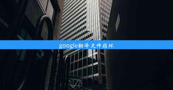 google翻译文件损坏