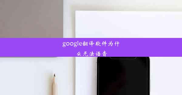 google翻译软件为什么无法语音