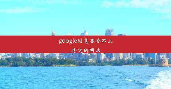 google浏览器登不上特定的网站