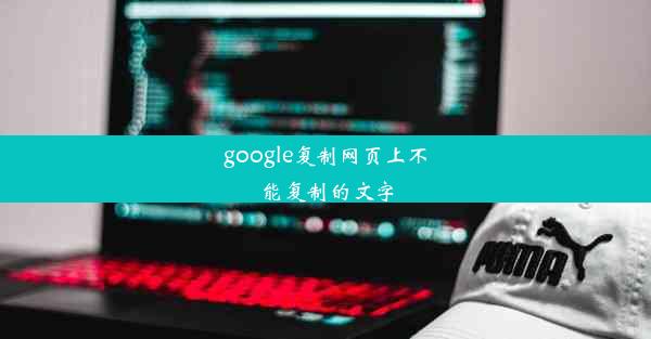 google复制网页上不能复制的文字