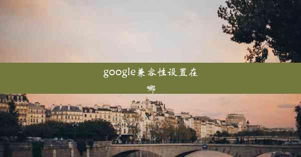 google兼容性设置在哪