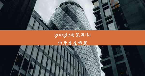 google浏览器flash开启在哪里