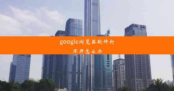 google浏览器软件打不开怎么办