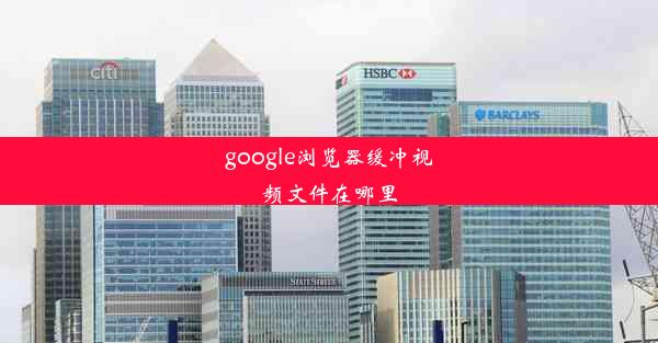 google浏览器缓冲视频文件在哪里