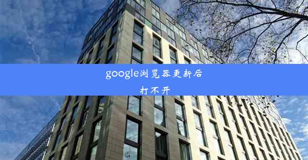 google浏览器更新后打不开