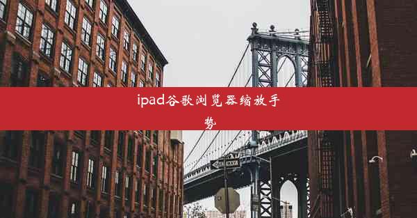 ipad谷歌浏览器缩放手势