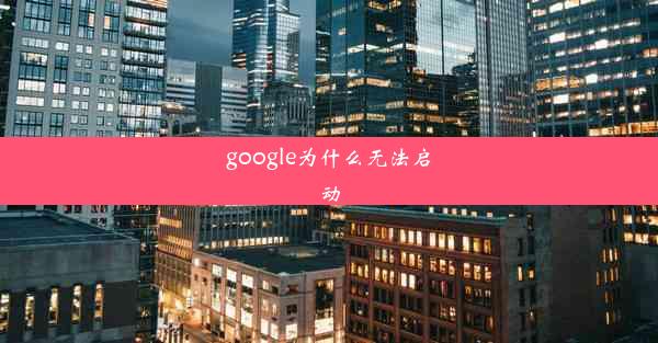 google为什么无法启动