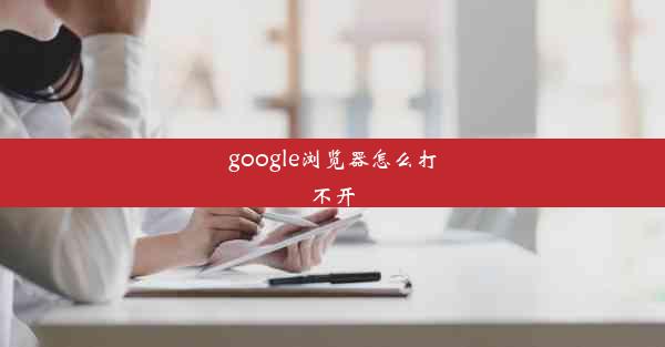 google浏览器怎么打不开