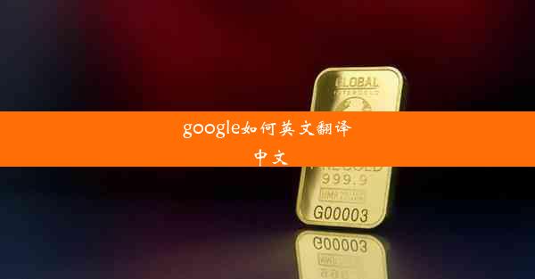 google如何英文翻译中文