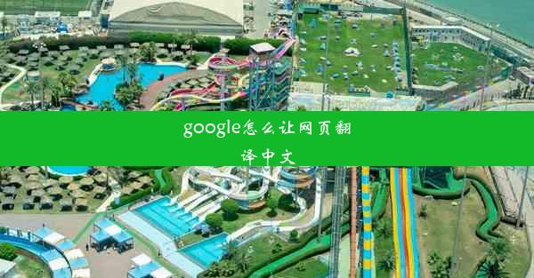 google怎么让网页翻译中文