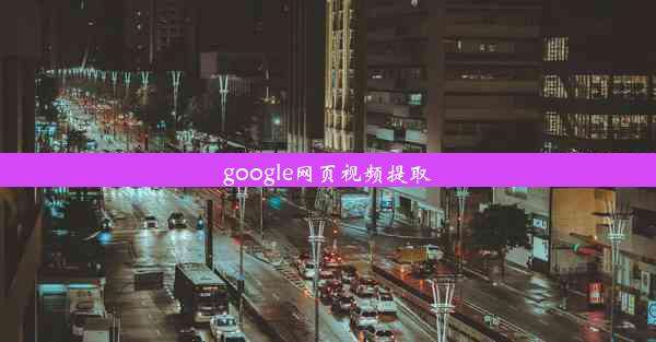 google网页视频提取