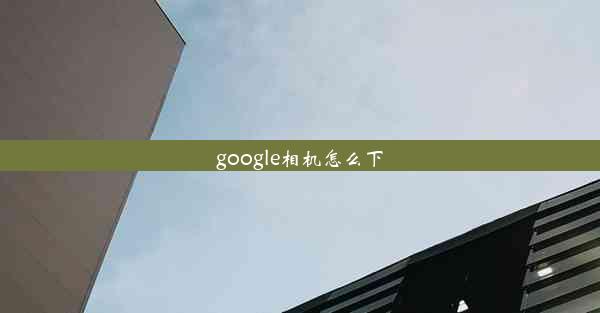 google相机怎么下