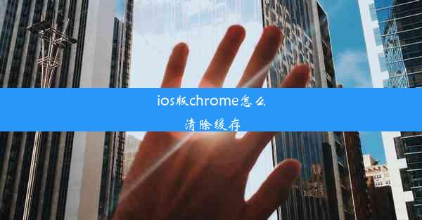 ios版chrome怎么清除缓存