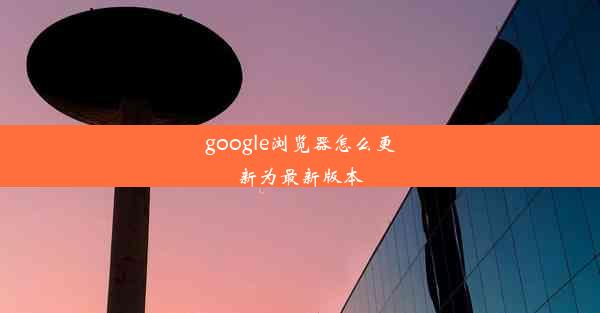 google浏览器怎么更新为最新版本