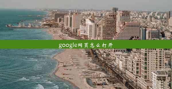 google网页怎么打开