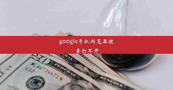 google手机浏览器搜索打不开