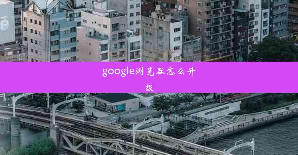 google浏览器怎么升级