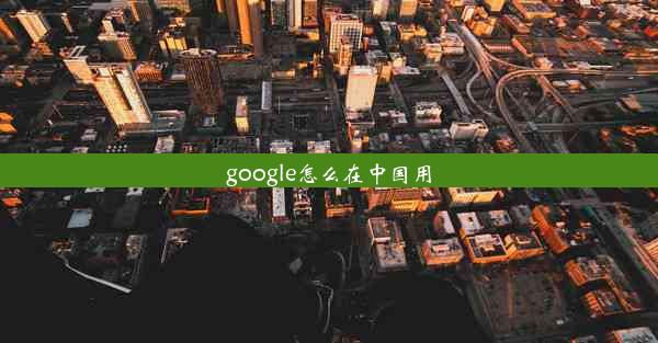 google怎么在中国用