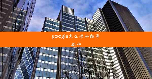 google怎么添加翻译插件