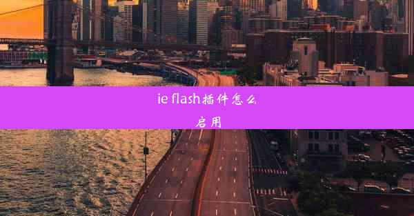 ie flash插件怎么启用