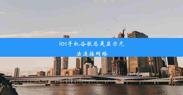 ios手机谷歌总是显示无法连接网络