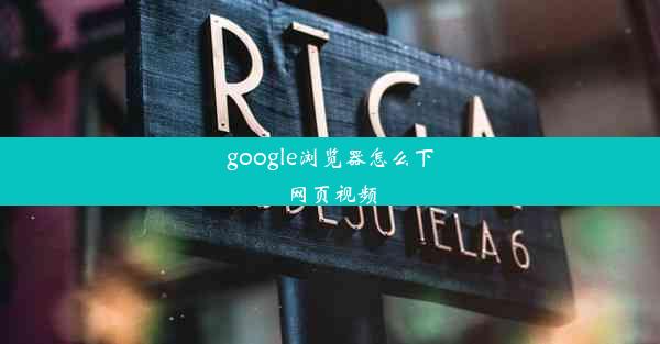 google浏览器怎么下网页视频