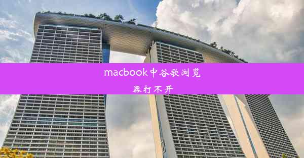 macbook中谷歌浏览器打不开