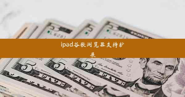 ipad谷歌浏览器支持扩展