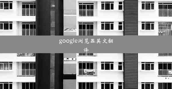 google浏览器英文翻译