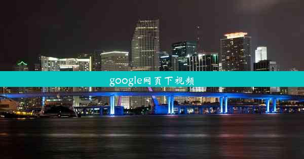 google网页下视频