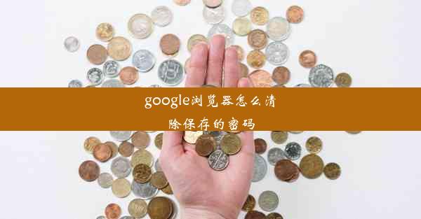 google浏览器怎么清除保存的密码