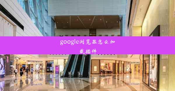 google浏览器怎么加载插件