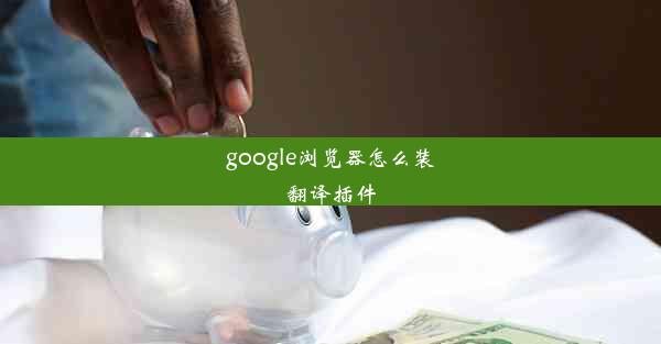 google浏览器怎么装翻译插件